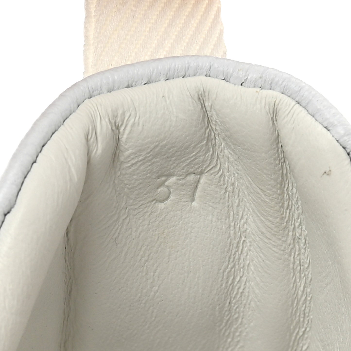 Goatskin Impulse Sneakers 37 White