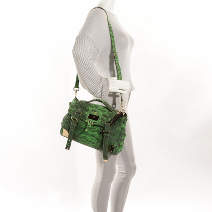 Mulberry Lizard Print Travel Day Grass Green 2 of 11