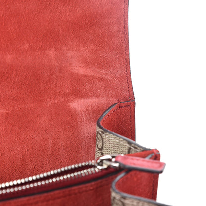 Gucci GG Supreme Monogram Small Dionysus Shoulder Bag Red 9 of 10