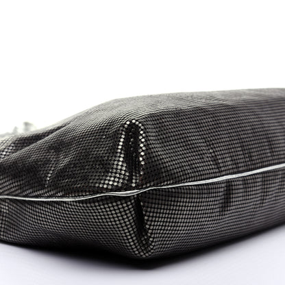 Chanel Metallic Perforated Lambskin Hollywood Hobo Silver 6 of 11