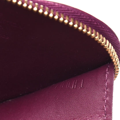 Louis Vuitton Vernis Heart Coin Purse Violet 7 of 8