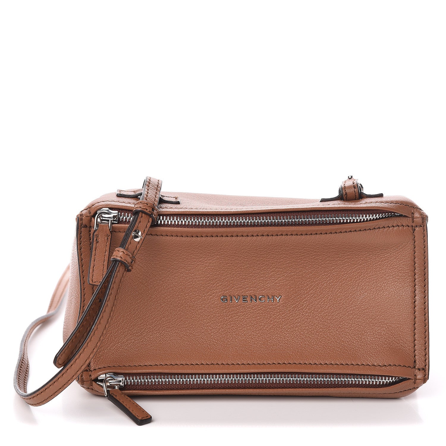 Givenchy Sugar Goatskin Mini Pandora Tan 1 of 9