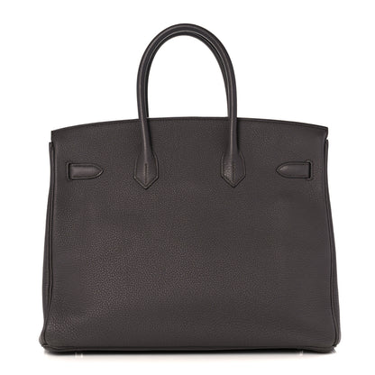 Hermes Togo Birkin 35 Etain 4 of 38