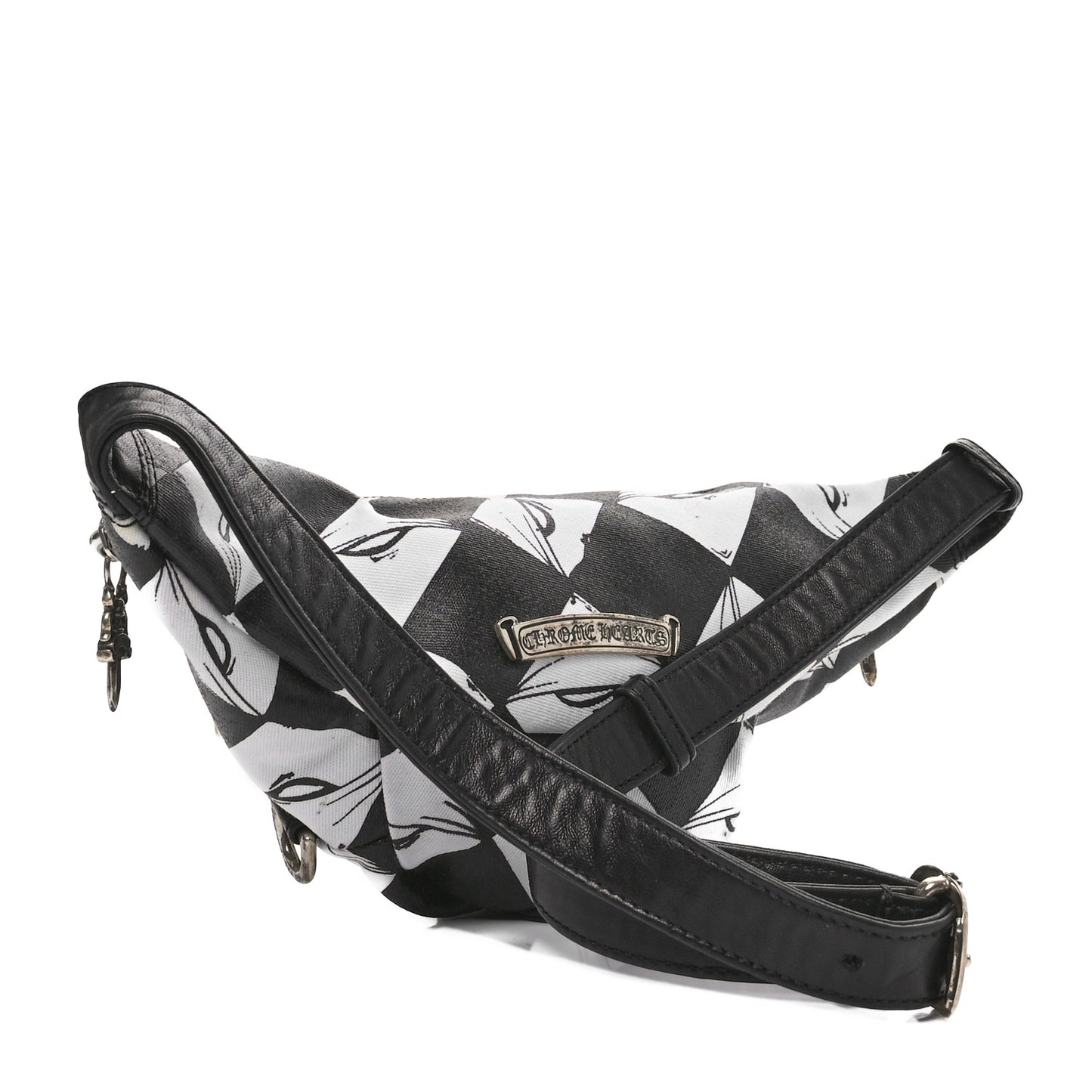 Canvas 99 Eyes Snat Pack Gunslinger Waist Bag Black White