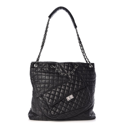 Chanel Aged Calfskin Karl's Cabas Tote Black 1 of 10
