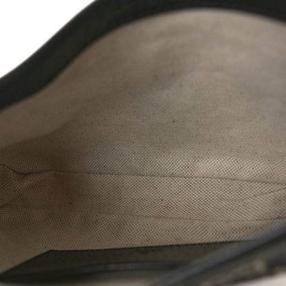 Gucci Jacquard Black Denim GG Monogram Textured Dollar Calfskin Mini Jackie 1961 Hobo Black Ivory 5 of 10