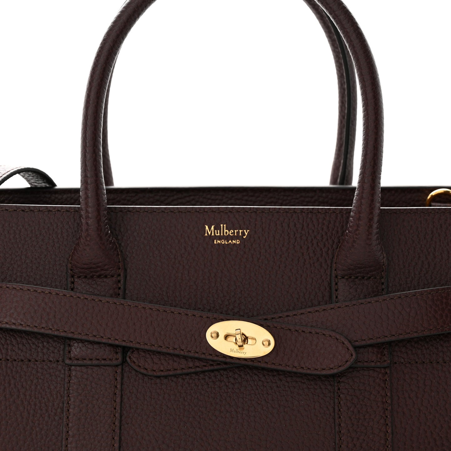 Small Classic Grain Small Zipped Bayswater Oxblood
