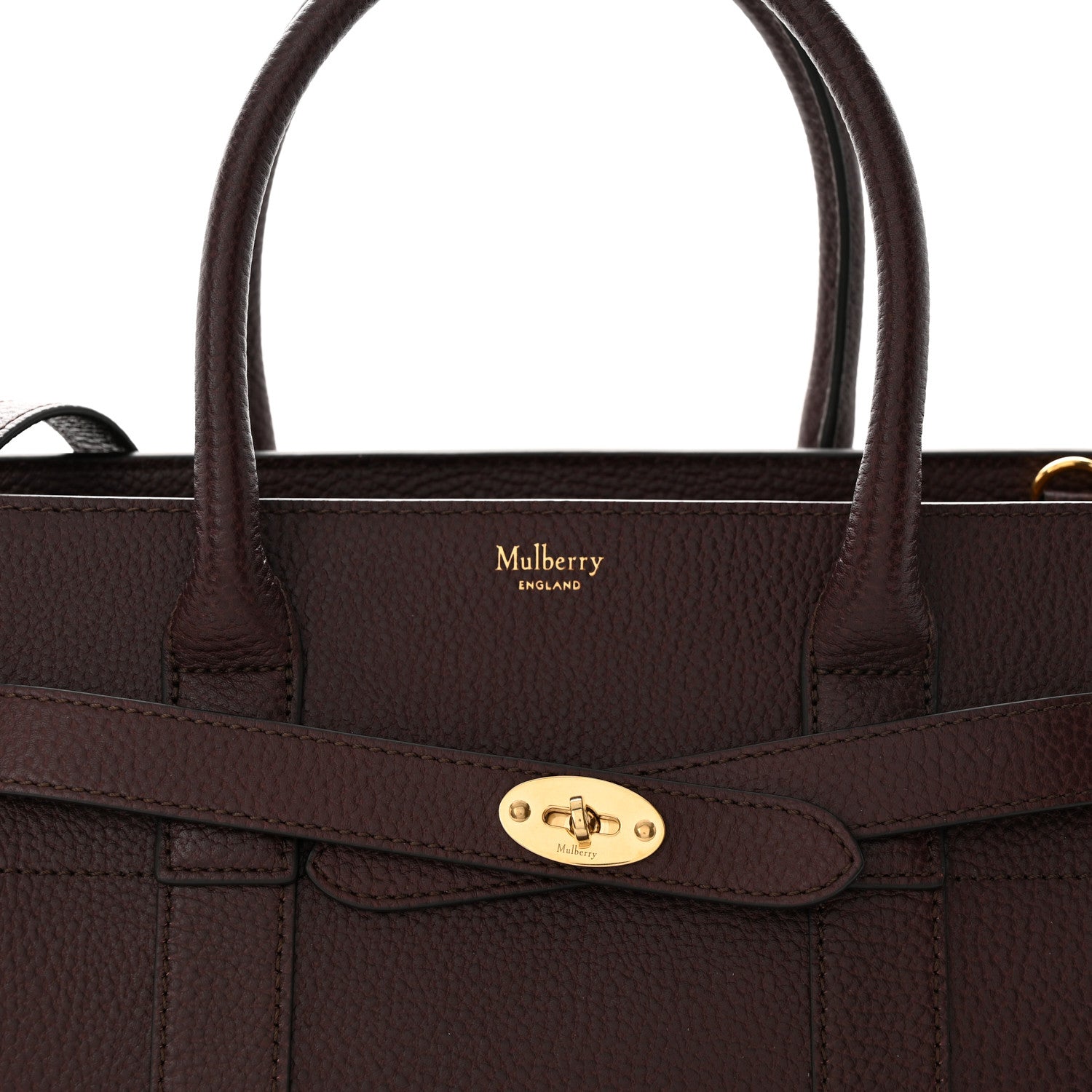 Mulberry Small Classic Grain Small Zipped Bayswater Oxblood 7 of 12