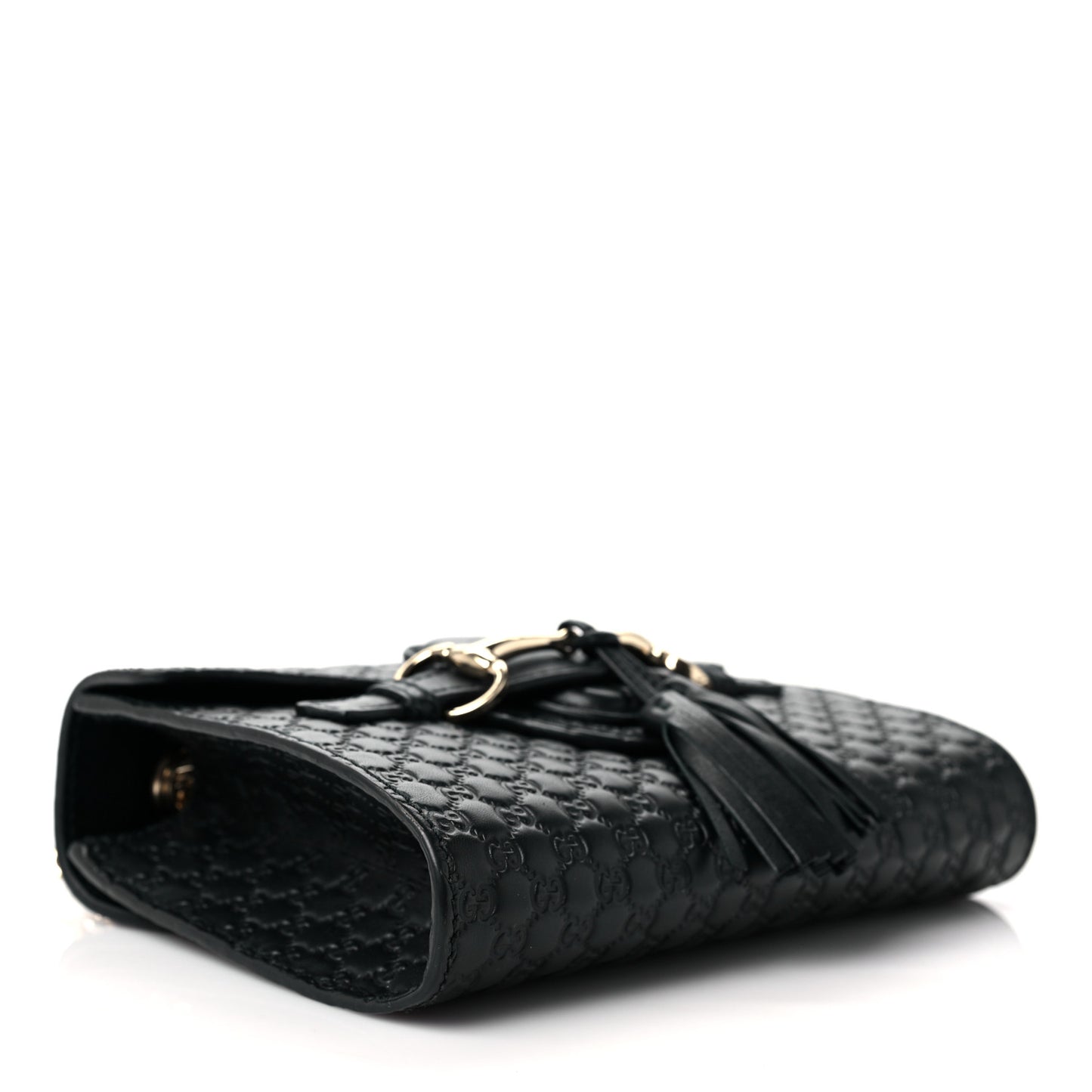 Microguccissima Mini Emily Shoulder Bag Black