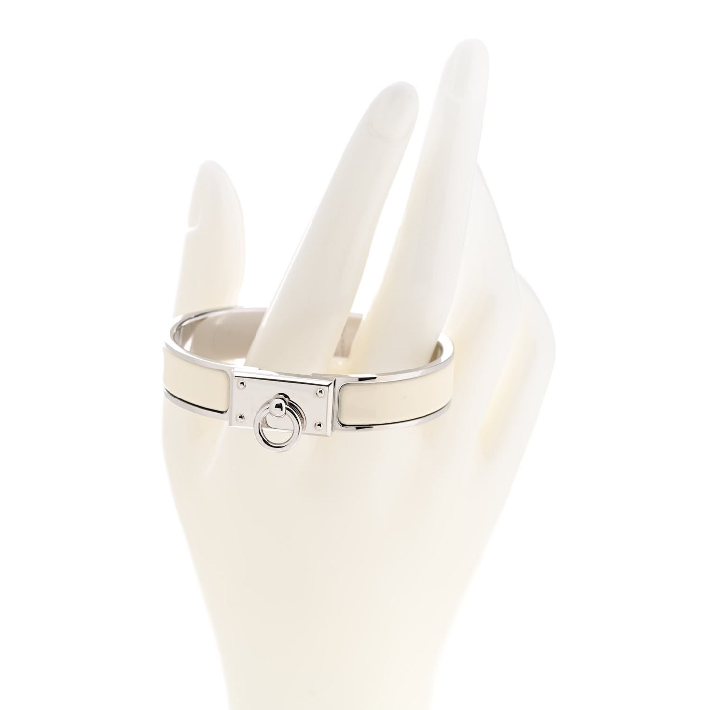 Enamel Clic Anneau Bracelet PM Craie
