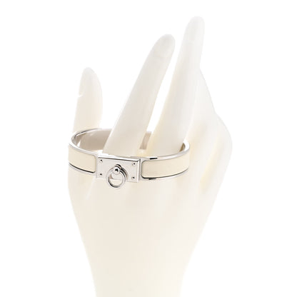 Hermes Enamel Clic Anneau Bracelet PM Craie 2 of 5