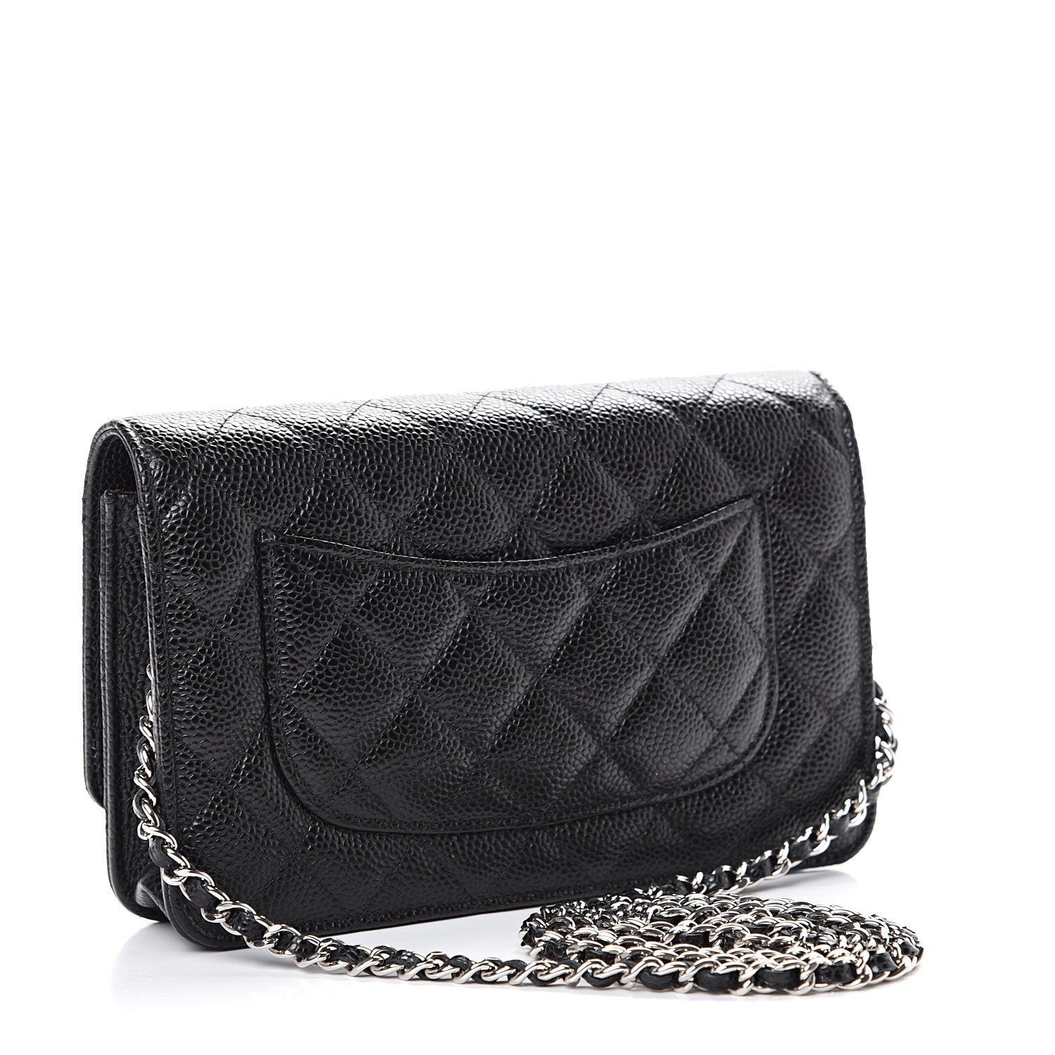 Chanel Caviar Quilted Wallet On Chain WOC Black 2 of 11