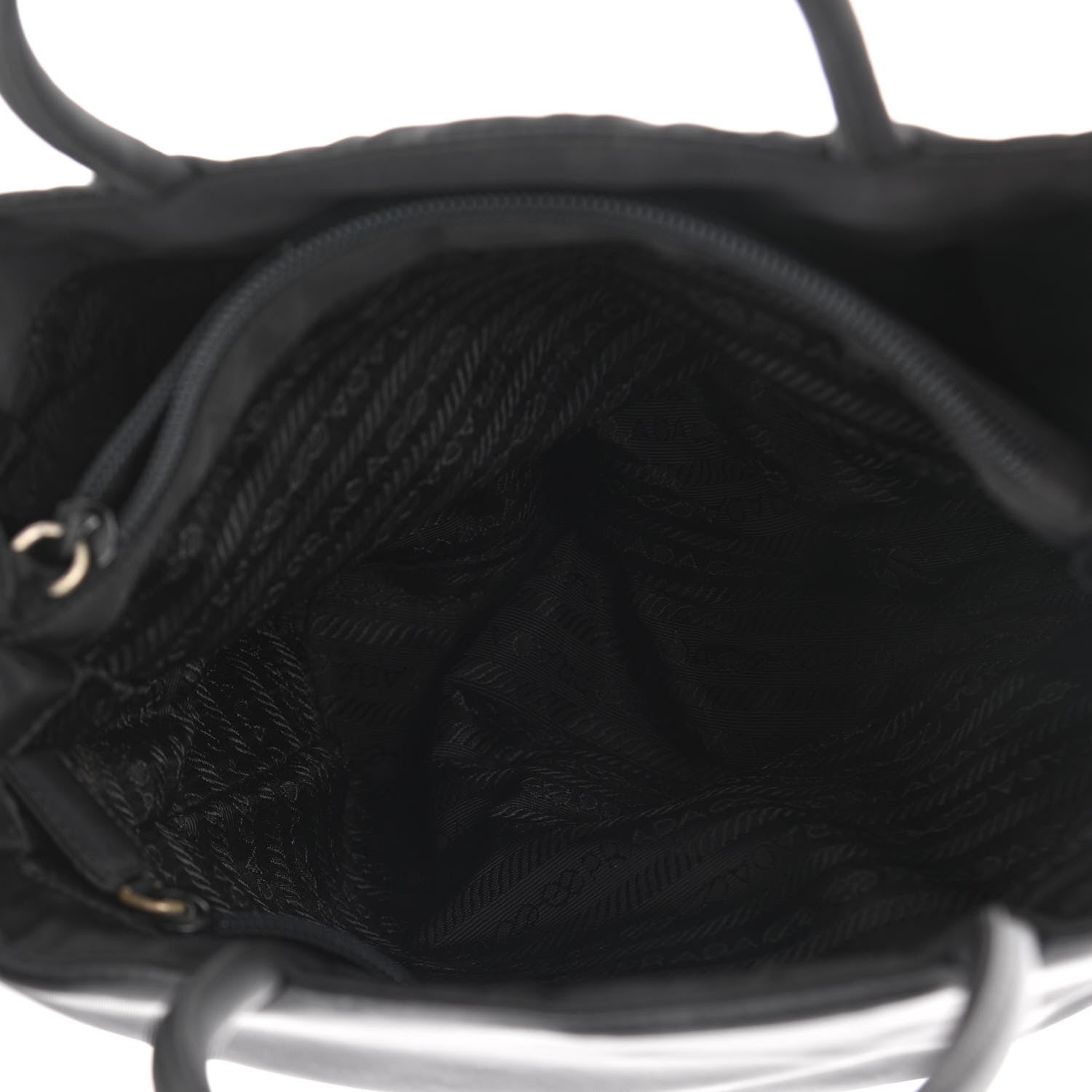 Prada Tessuto Nylon Tote Black 4 of 12