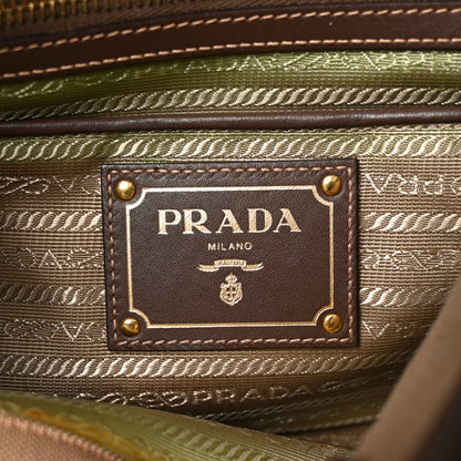 Prada Jacquard Logo Tote Corda Bruciato 6 of 9