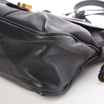 Chloe Grained Lambskin Calfskin Small Lexa Shoulder Bag Black 10 of 10