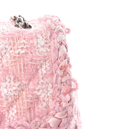 Chanel Tweed Braid Mini Reissue Square Flap Pink 12 of 17