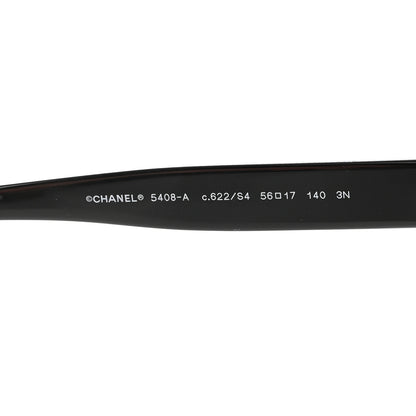 Chanel Acetate Square Sunglasses 5408-A Black 5 of 9