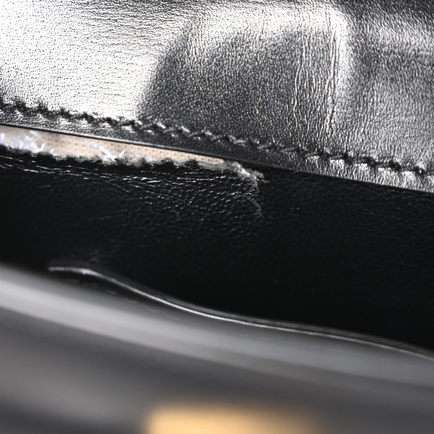 Smooth Calfskin Mini Manhattan Shoulder Bag Black
