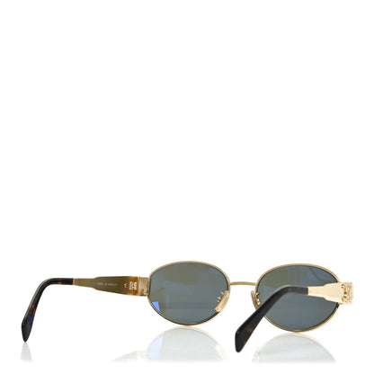 Celine Metal Triomphe 01 Sunglasses CL40235U Gold Green 4 of 7