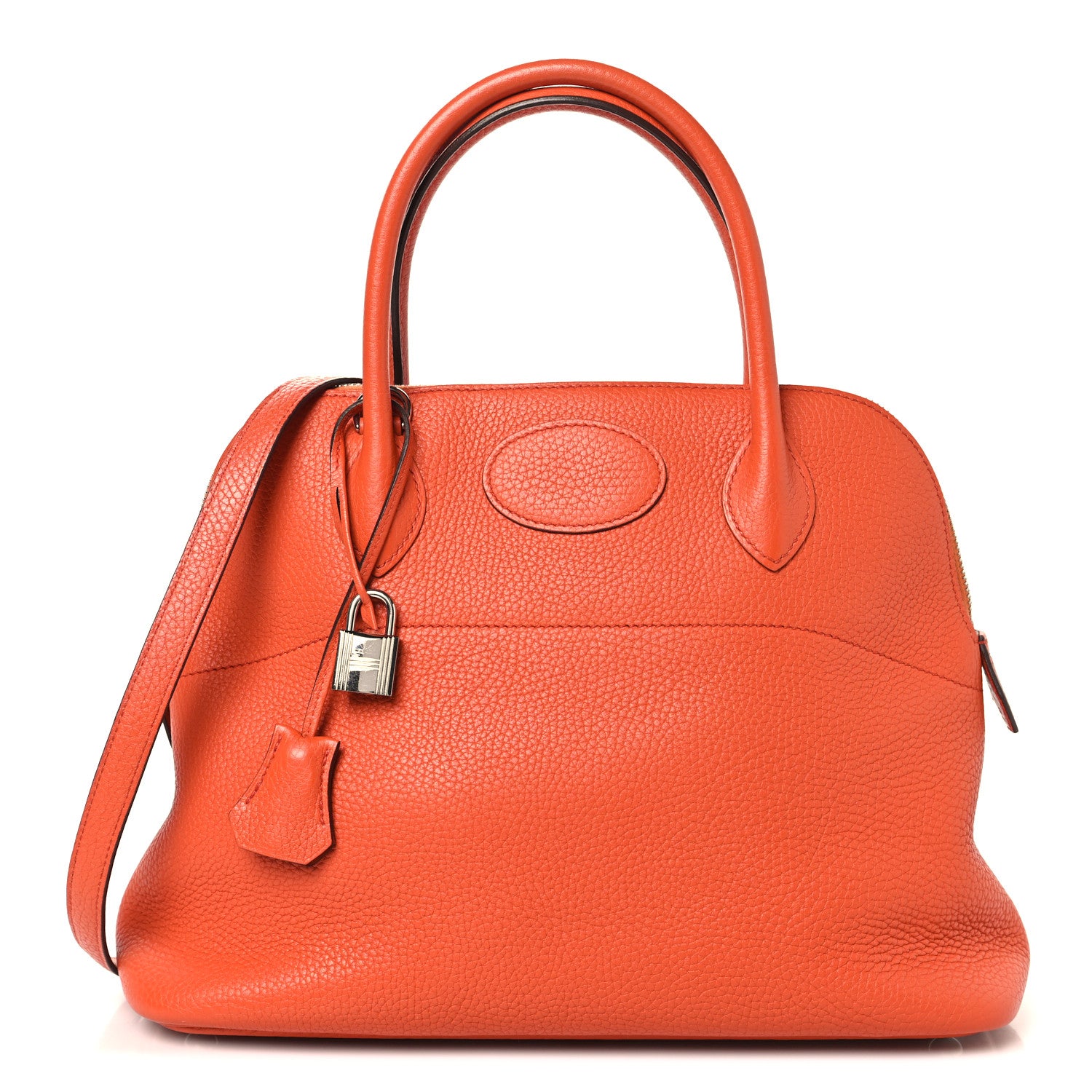 Hermes Taurillon Clemence Bolide 31 Orange Poppy 1 of 10