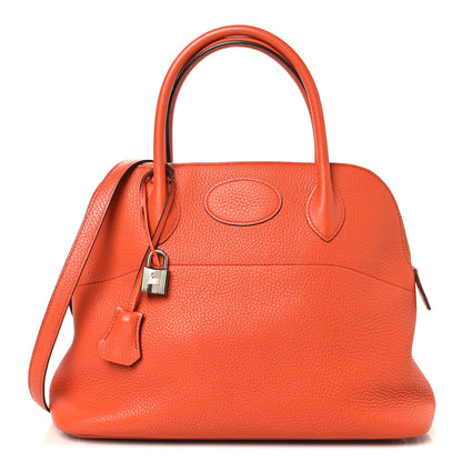 Hermes Taurillon Clemence Bolide 31 Orange Poppy 1 of 10