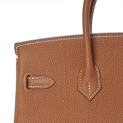 Hermes Togo Birkin 25 Gold 7 of 34