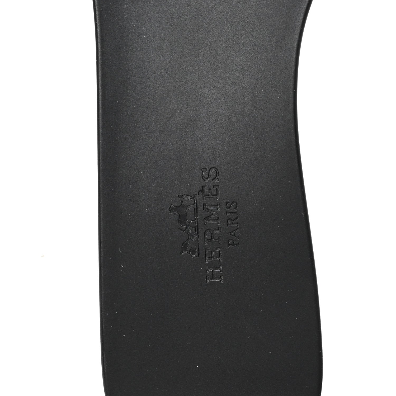 Hermes Rubber Aloha Sandals 38 Black 8 of 9