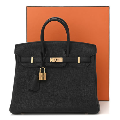 Hermes Togo Birkin 25 Black 31 of 31
