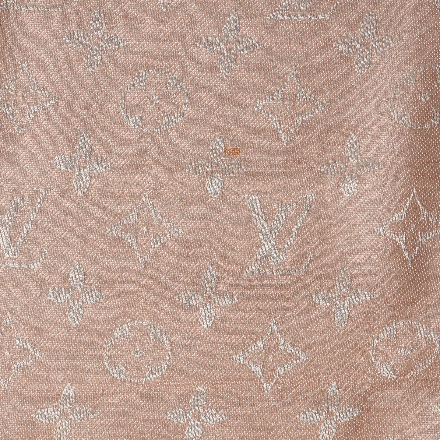 Silk Wool Monogram Shawl Rose