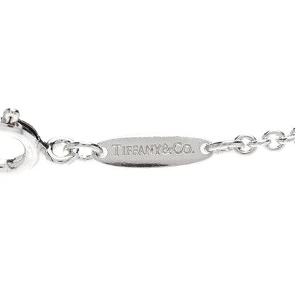 Tiffany Sterling Silver Diamond Mesh Pendant Necklace 4 of 7