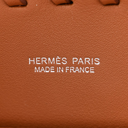 Hermes Wicker Swift Picnic Mini Kelly 20 Naturel Gold 6 of 11