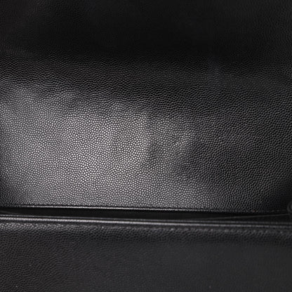 Chanel Caviar Quilted Medium Boy Flap Black 11 of 13
