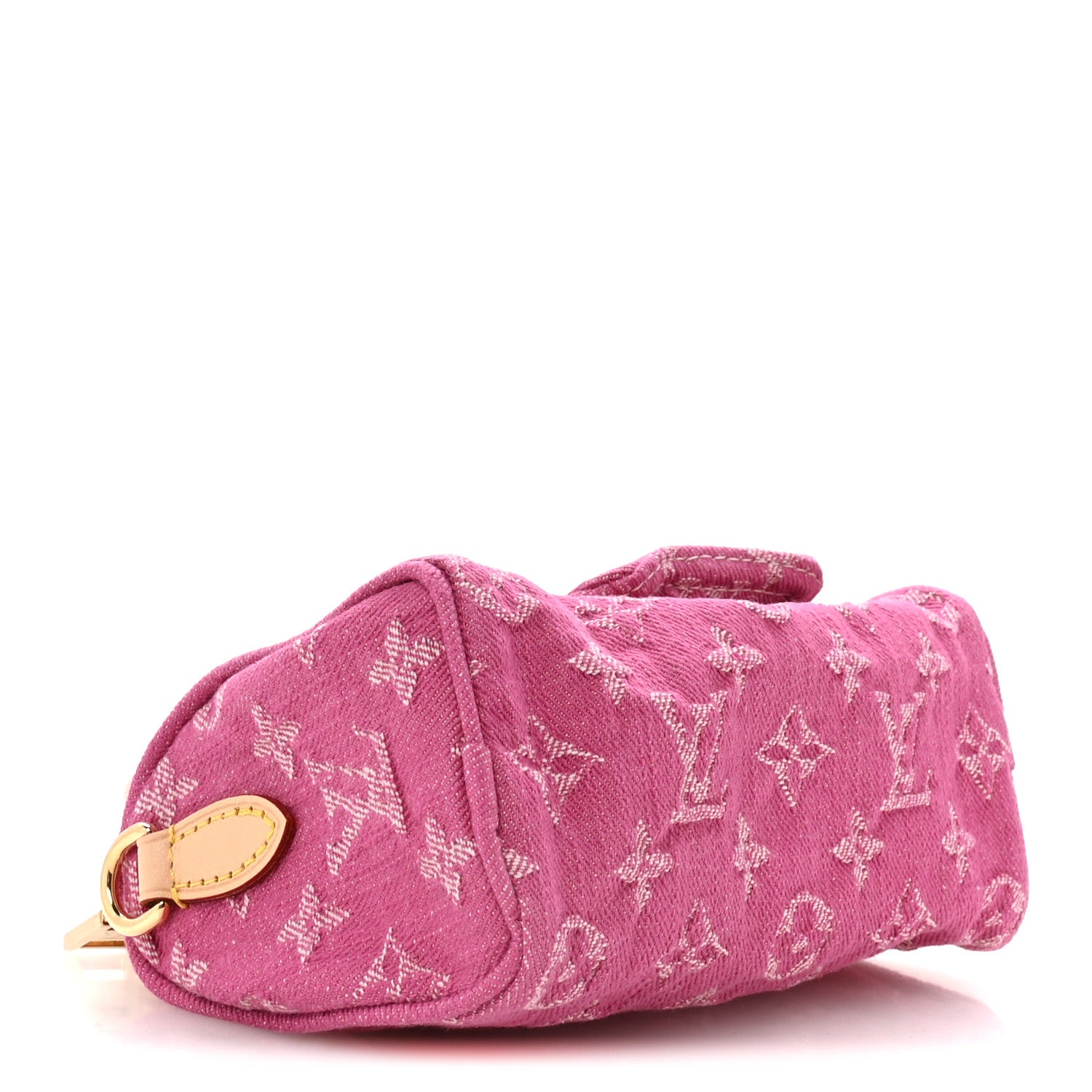 Louis Vuitton Monogram Denim Nano Speedy Fuchsia 3 of 9