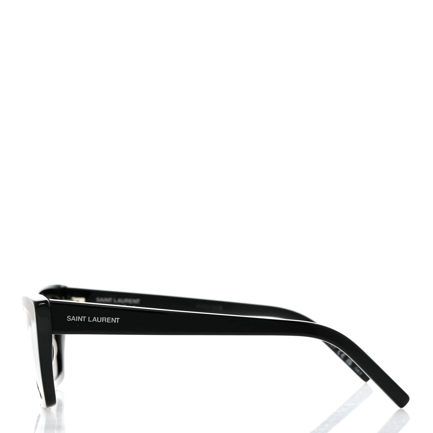 Acetate Mica Cat Eye Sunglasses SL 276 Black