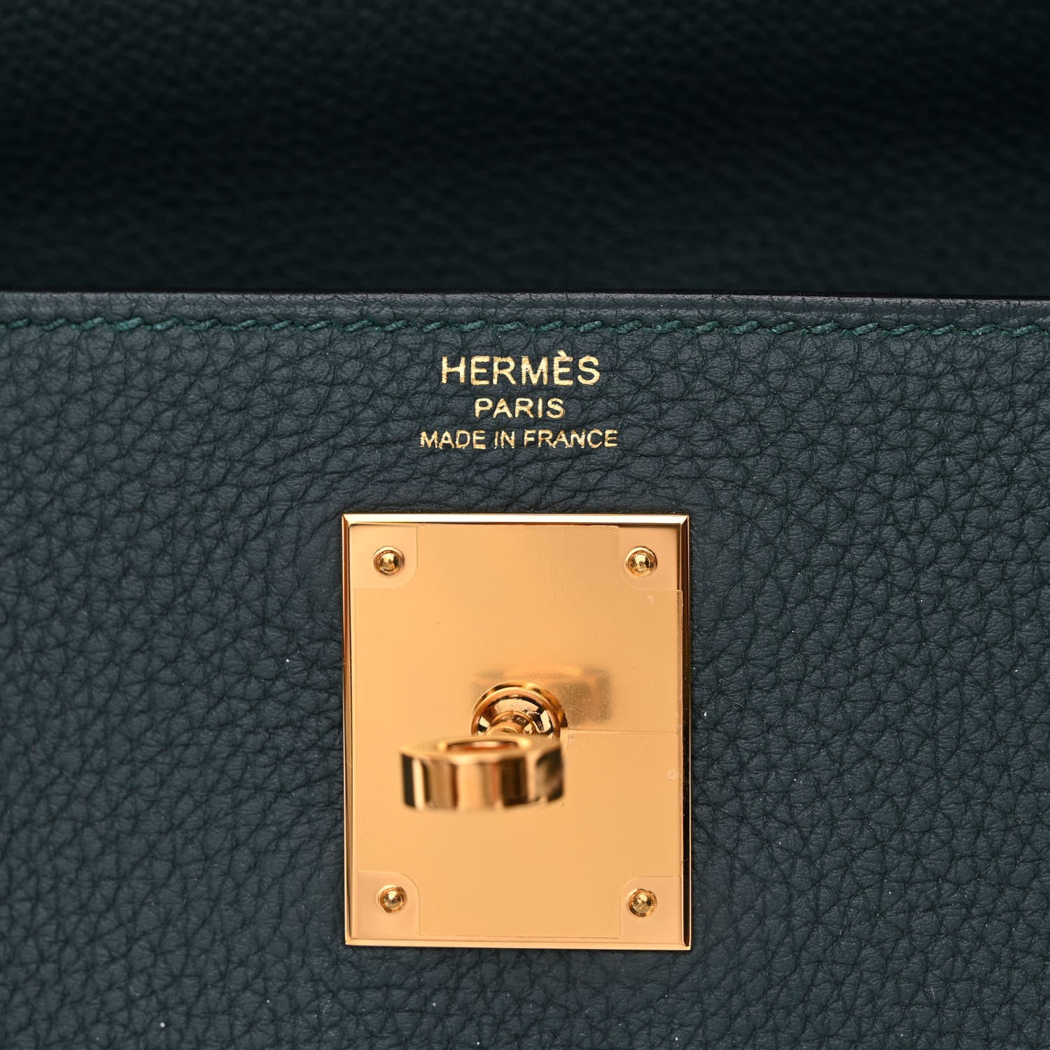 Hermes Togo Kelly Retourne 28 Vert Cypress 6 of 10