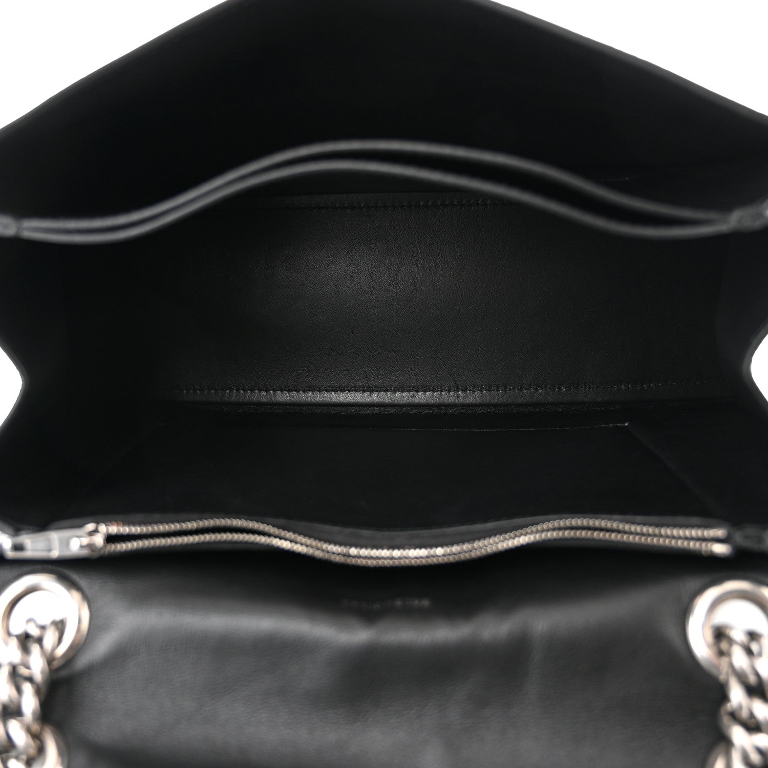 Balenciaga Agneau Arena Graffiti Medium Crush Chain Bag Black White 5 of 11