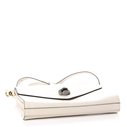 Gucci Calfskin Animalier Medium Shoulder Bag White 4 of 10