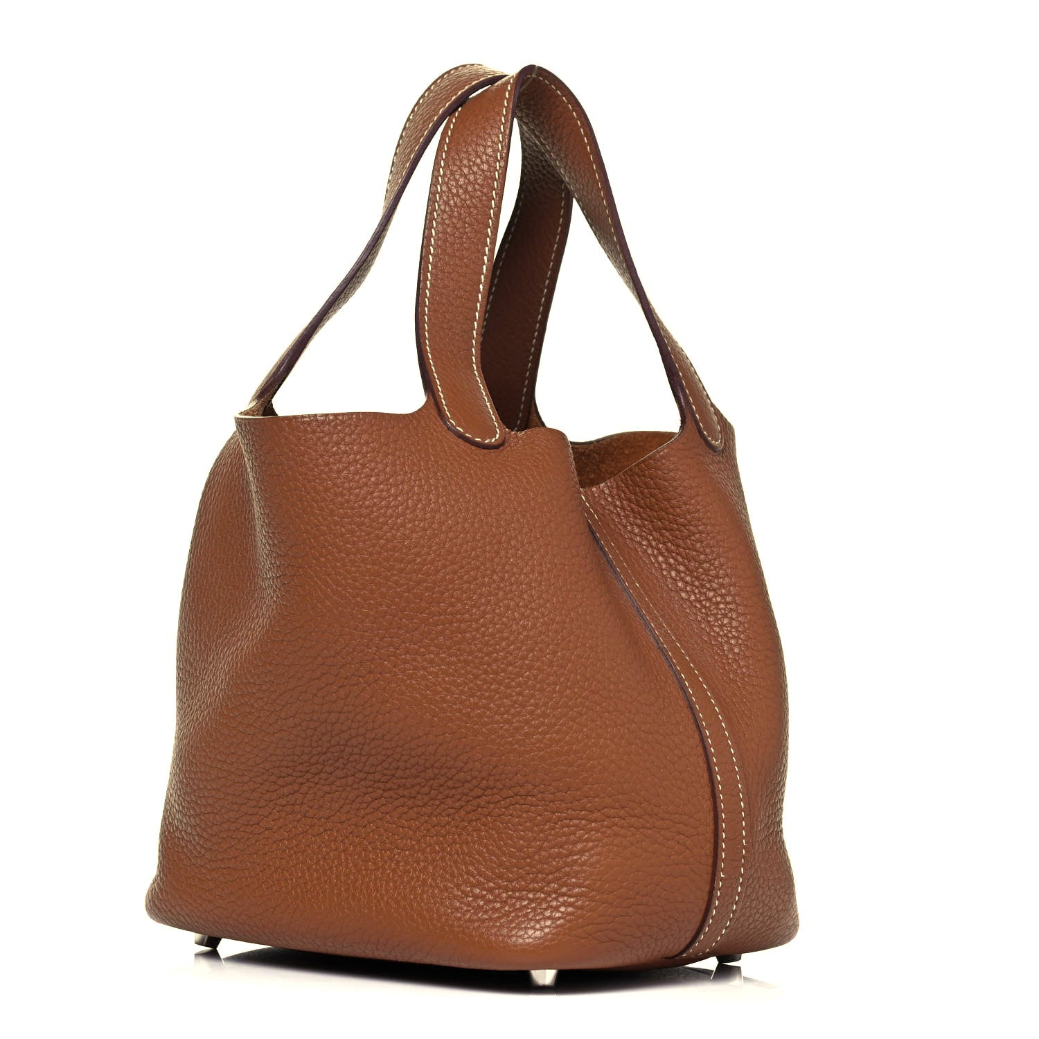 Hermes Taurillon Clemence Picotin Lock 18 PM Gold 3 of 9