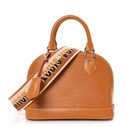 Louis Vuitton Epi Jacquard Alma BB Honey Gold 1 of 10