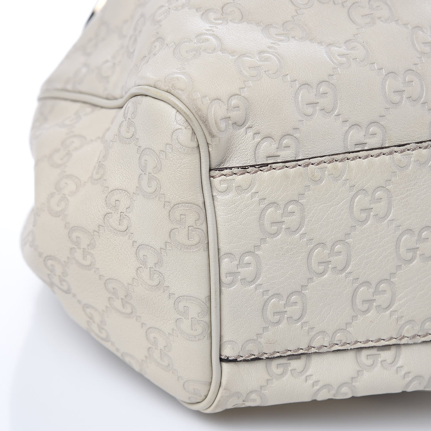 Gucci Guccissima Medium Sukey Tote Mystic White 8 of 14
