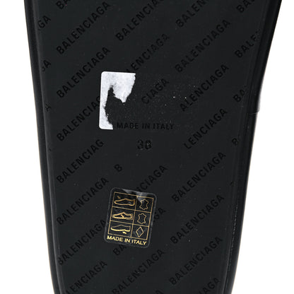 Balenciaga Smooth Nappa Logo Rise Platform Sandals 38 Black White 7 of 10