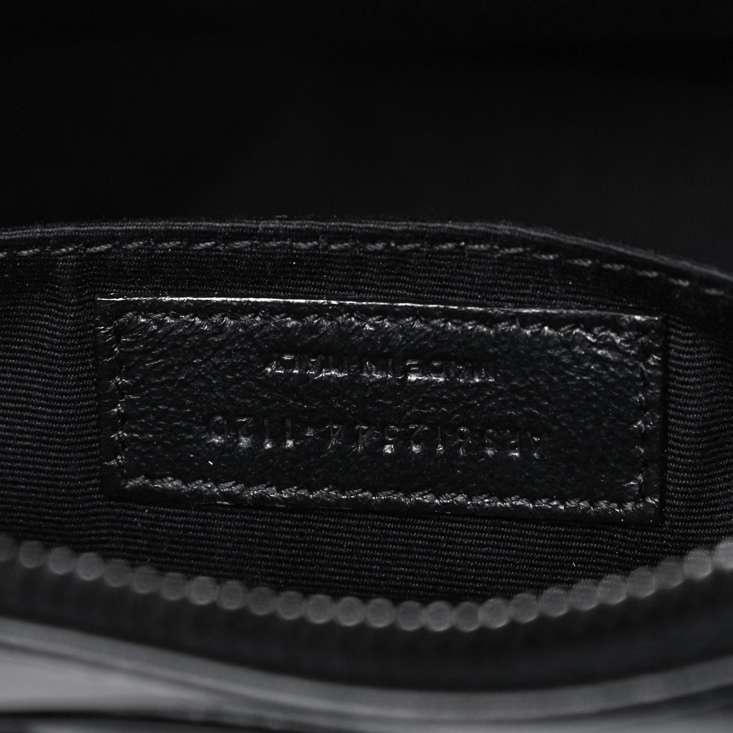 Saint Laurent Calfskin Matelasse Monogram Lou Camera Bag Black 10 of 12