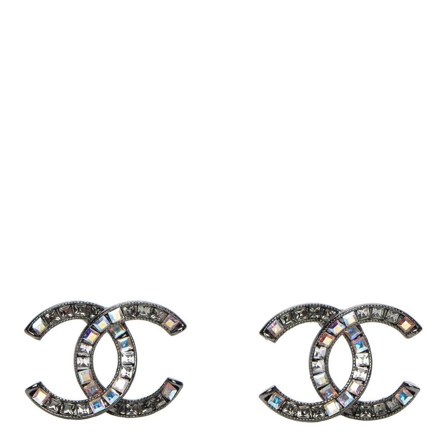 Crystal Baguette CC Earrings
