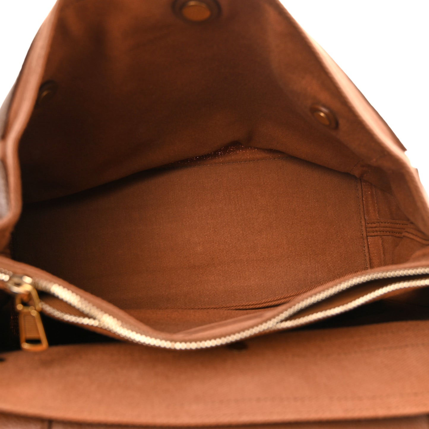 Calfskin Canvas Medium Muse Two Brown