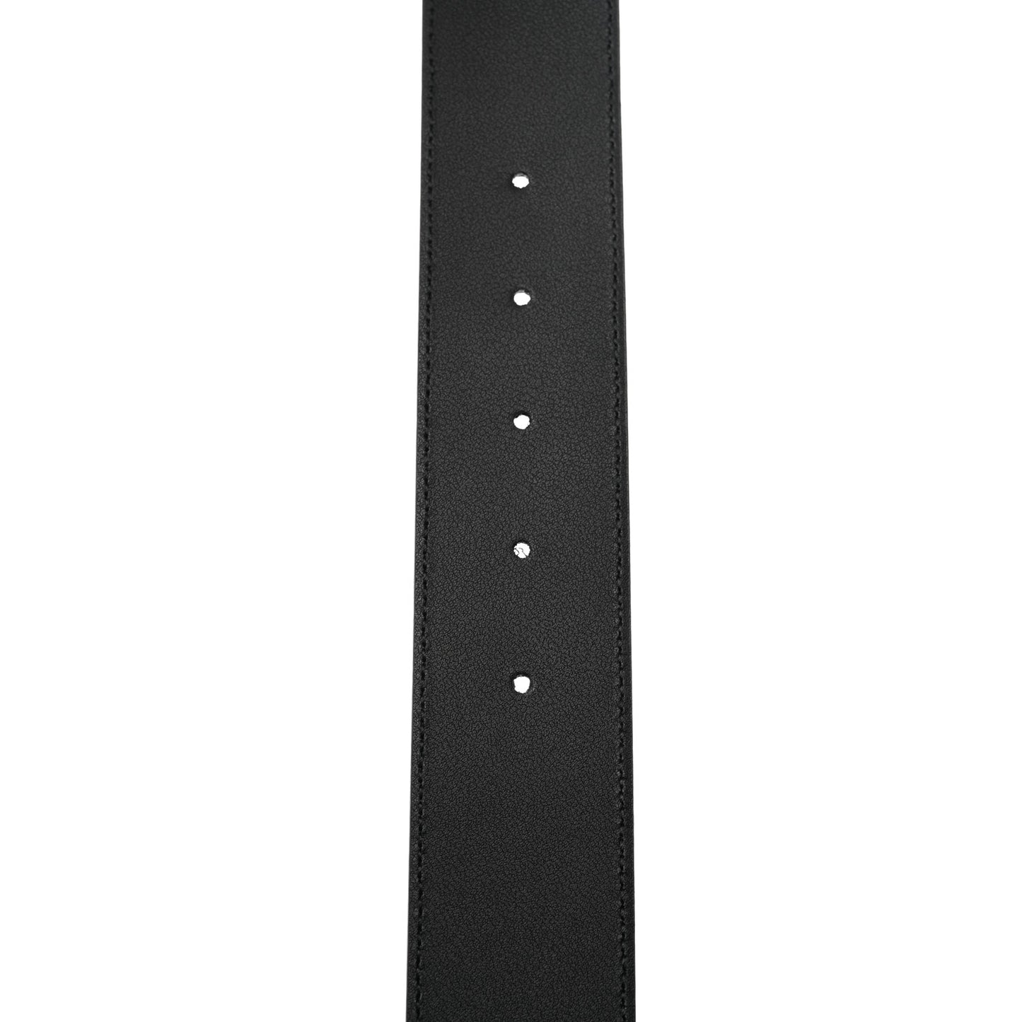 GG Supreme Monogram Selleria Calfskin Interlocking G 40mm Belt 95 38 Black Grey