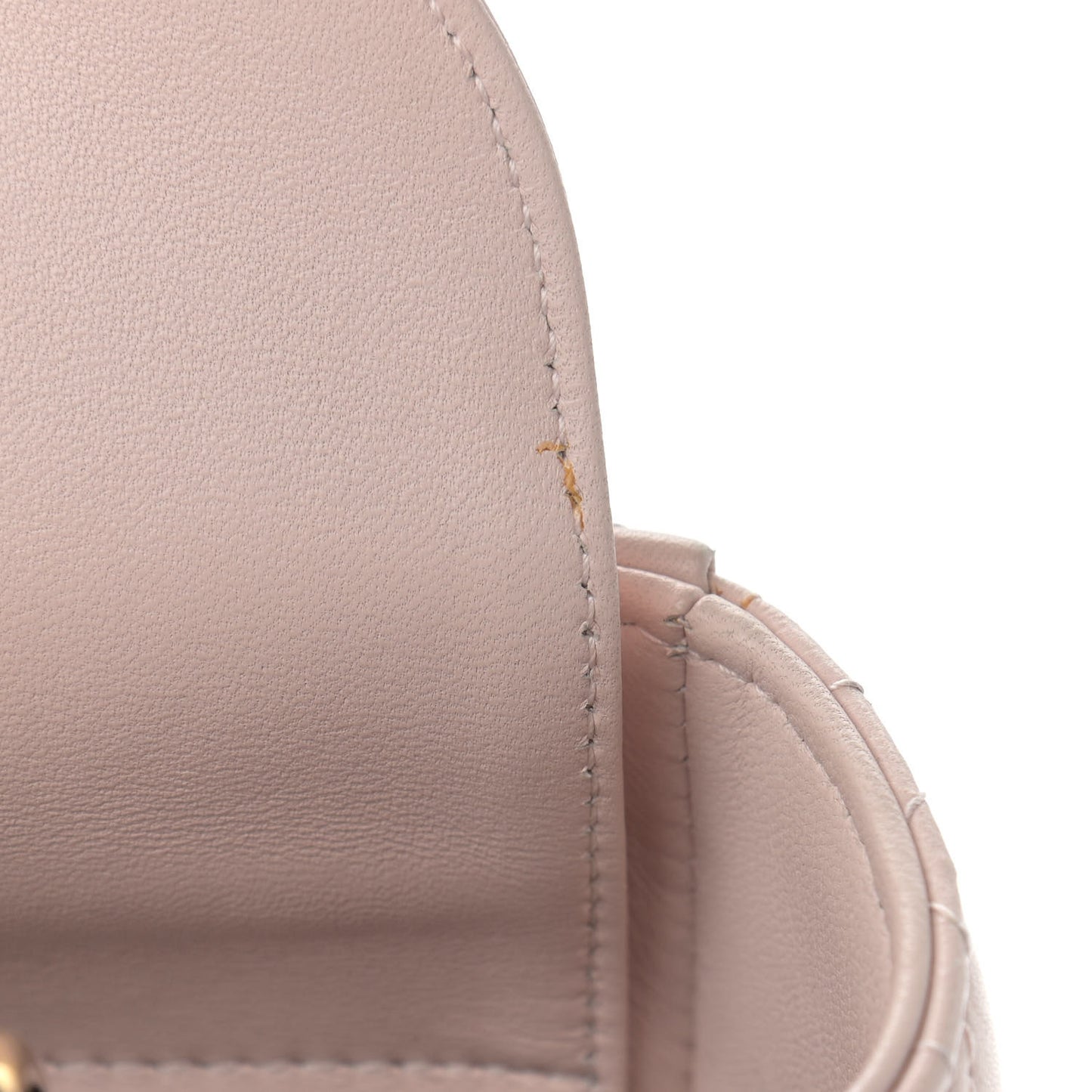 Lambskin Cannage Small Lucky Badges My Lady Dior Pink