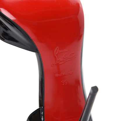 Christian Louboutin Patent Iriza 100 Pumps 39 Black 6 of 7