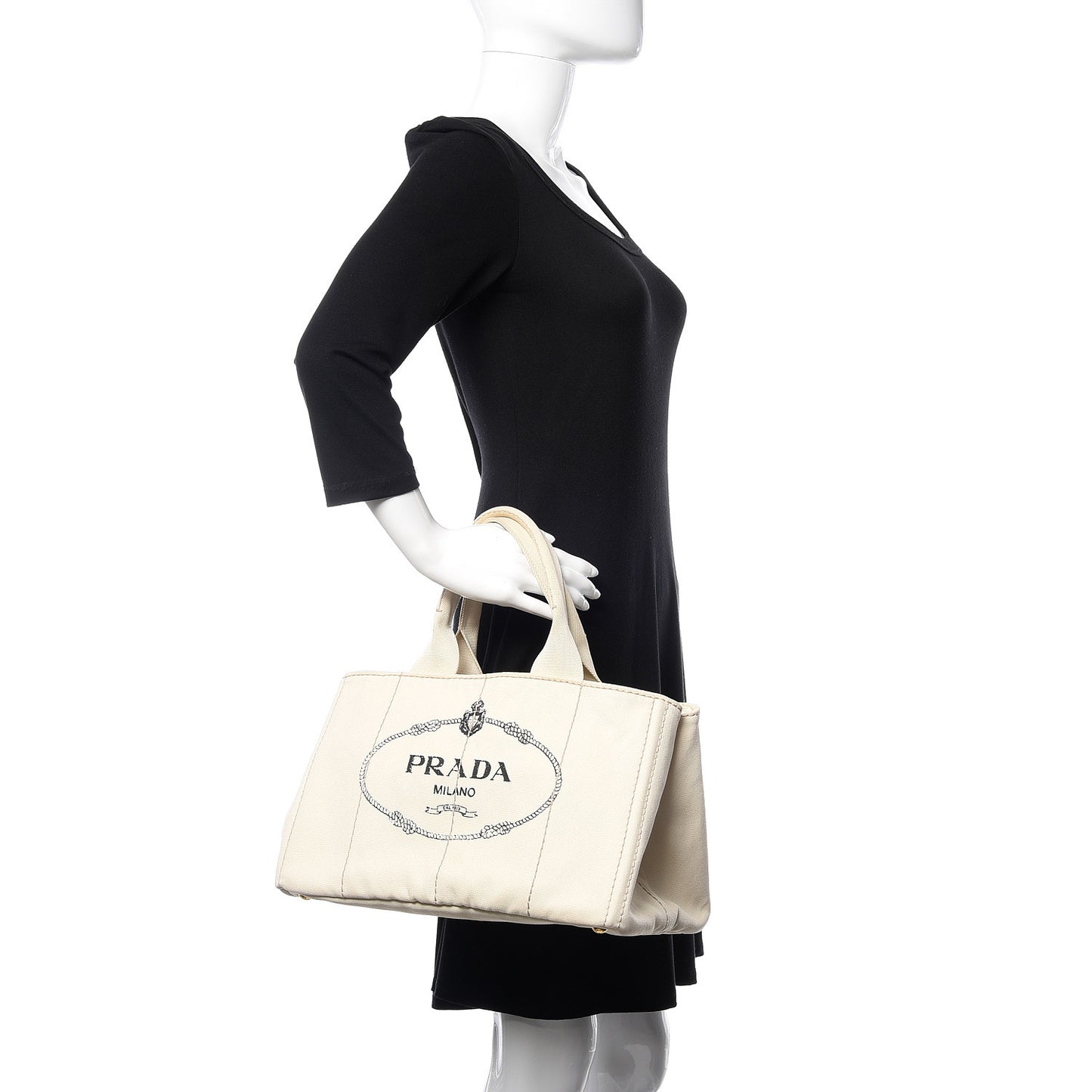 Canapa Logo Tote Grezzo