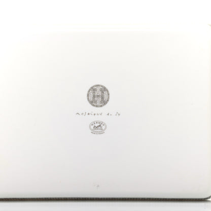 Hermes Porcelain Mosaique Au 24 Sushi Plate Platine 4 of 6