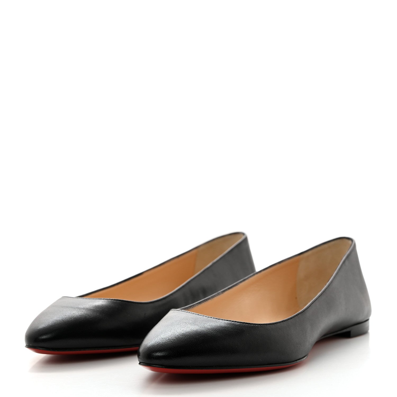 Christian Louboutin Shiny Nappa Eloise Flats 36 Black 3 of 9